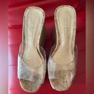 Schutz Dalle Vinyl Sandal size 5